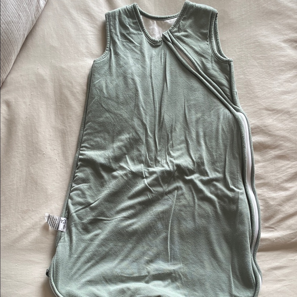 Sleeveless Green Kids Pajama Sleep Sack